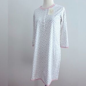 The Beaufort Bonnet Company Nightingale Nightgown Rosebud Beach Pink S NWT